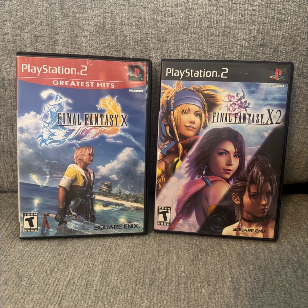 Final Fantasy X & X2 (PlayStation 2, PS2)  CIB Complete & Tested